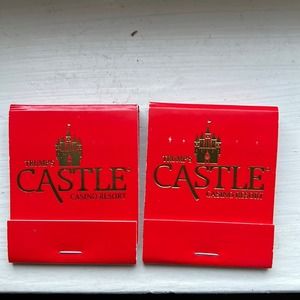 Vintage Trump’s Castle Casino Resort Matchbooks Lot of 2